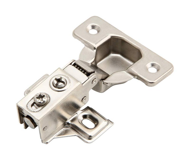 Silverline 2 Pack Soft Close 1/2 Inch Overlay Short Arm Kitchen Cabinet Hinges, Brushed Nickel 95 Opening Degree Concealed Face Frame Door Hinges with Mounting Screws - Image 4